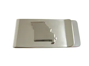 Missouri State Map Shape Money Clip