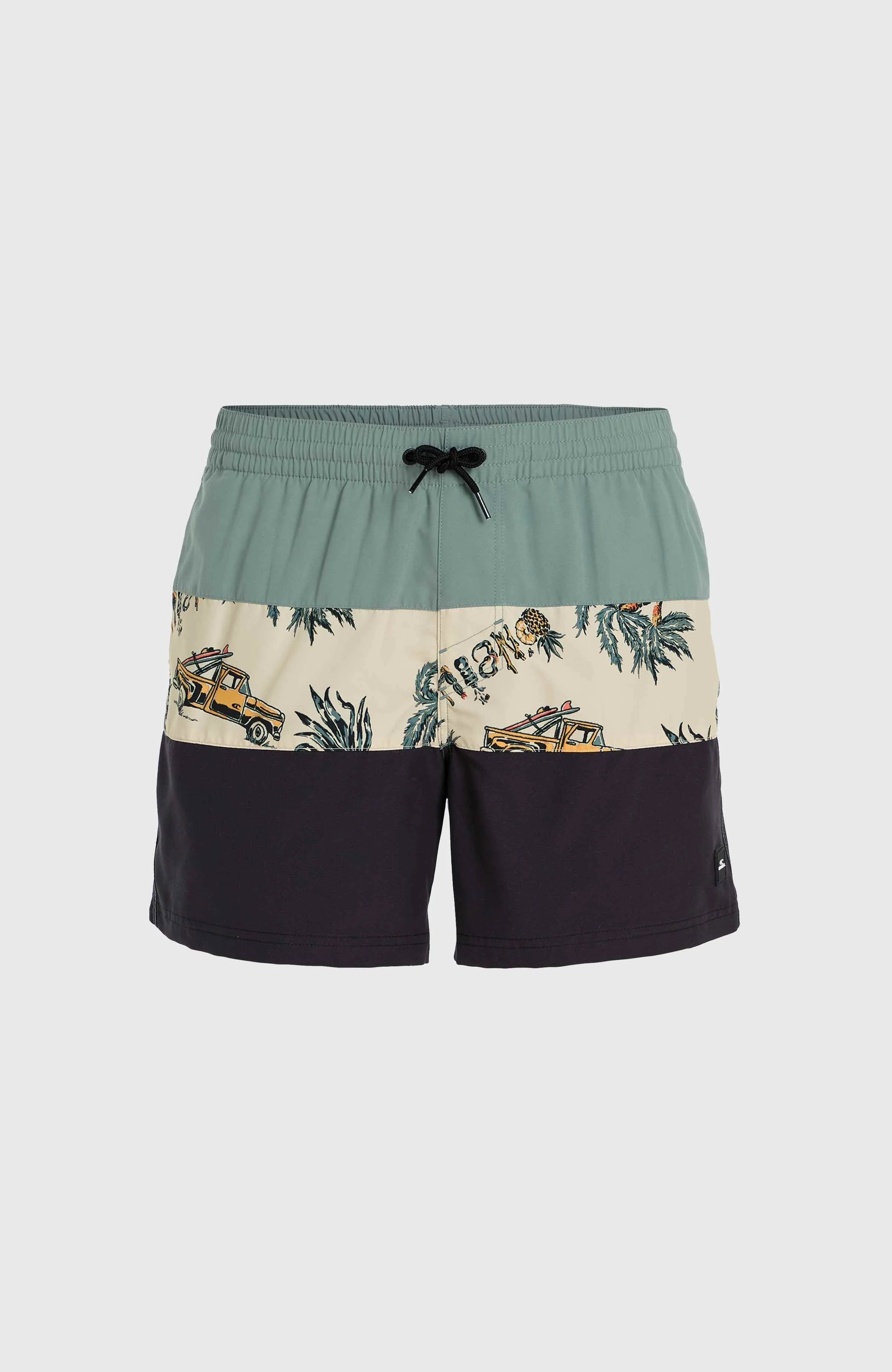 Mix and Match Cali Block 15'' Badehose | Beige Venice Beach