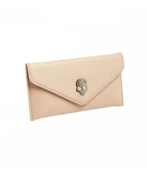 Monster G NEW Italian Genuine Leather Golf & Daily Wallet Beige