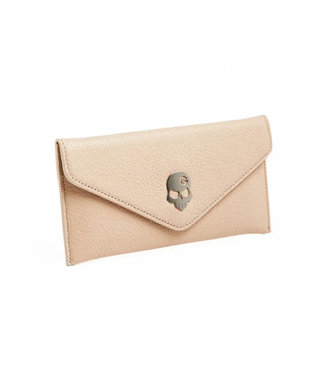 Monster G NEW Italian Genuine Leather Golf & Daily Wallet Beige