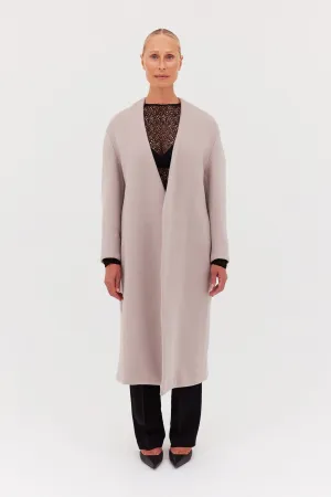 MUSHROOM COATING ENFOLD COAT
