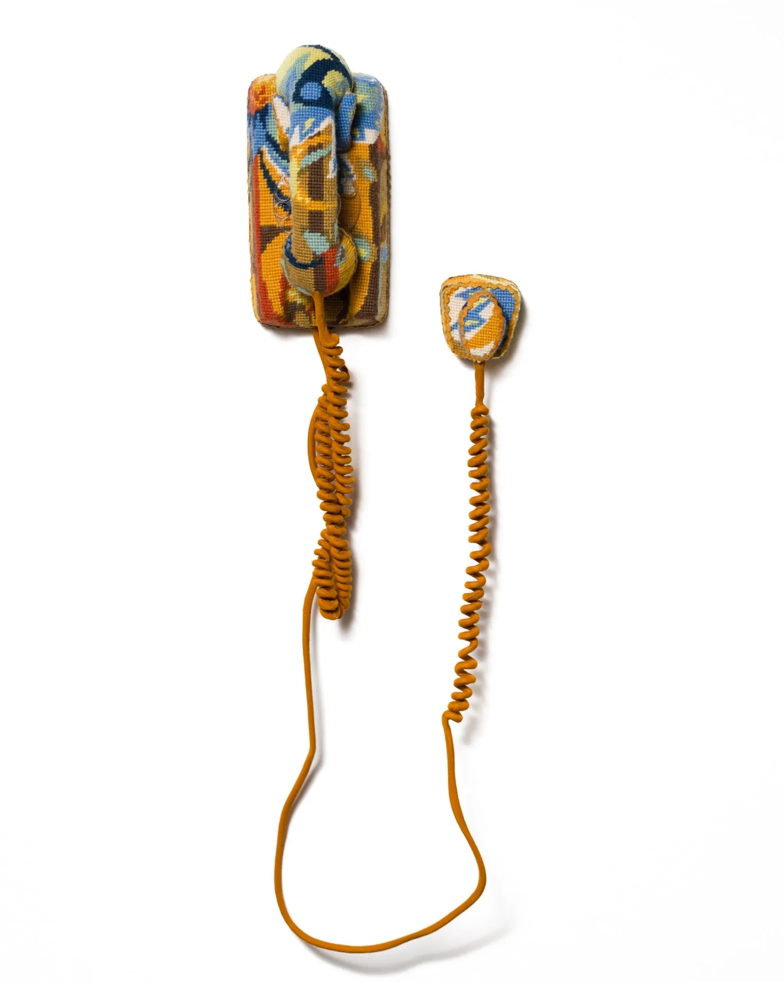 Mustard Wall Phone