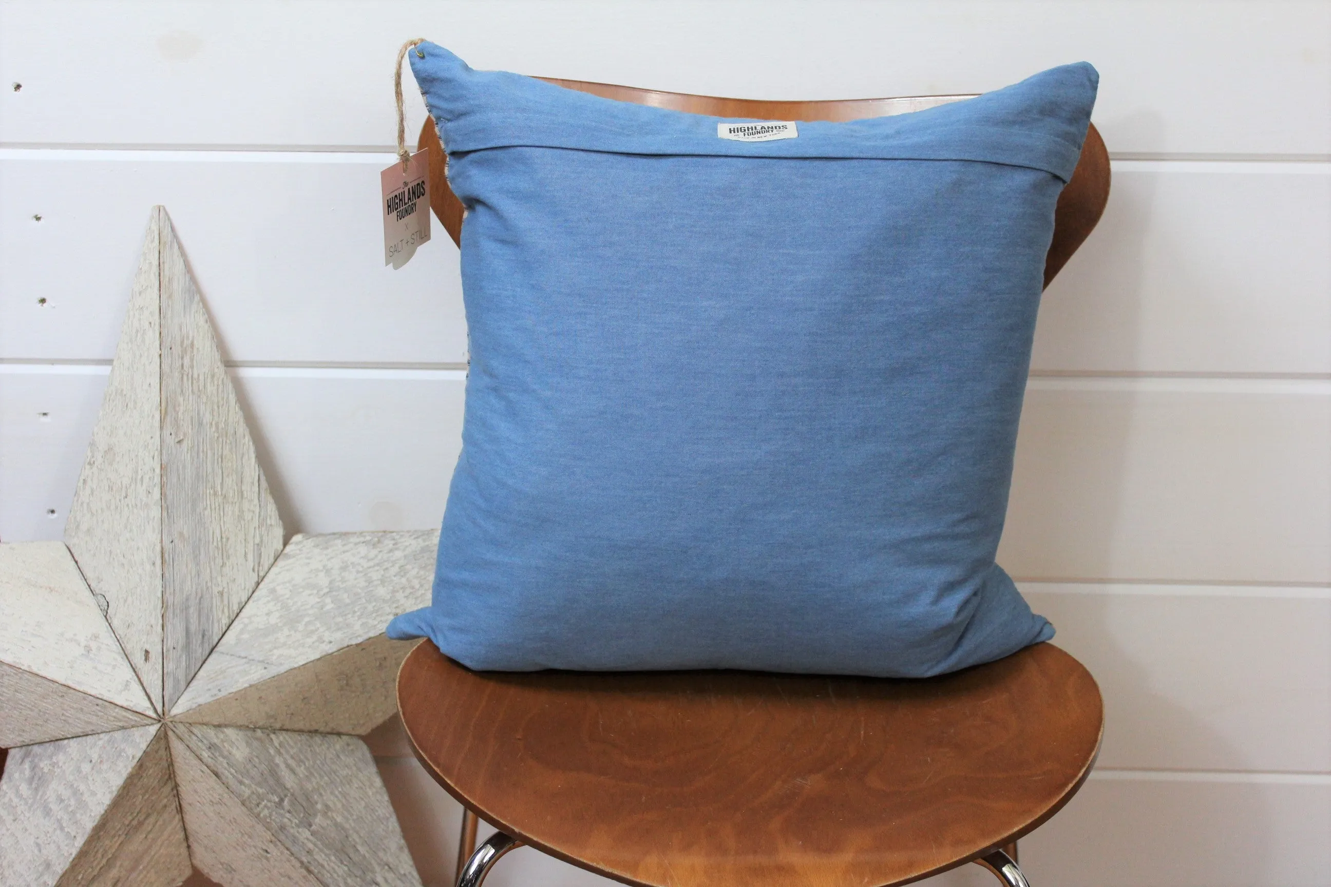 Natural Dyed Patchwork Pillow