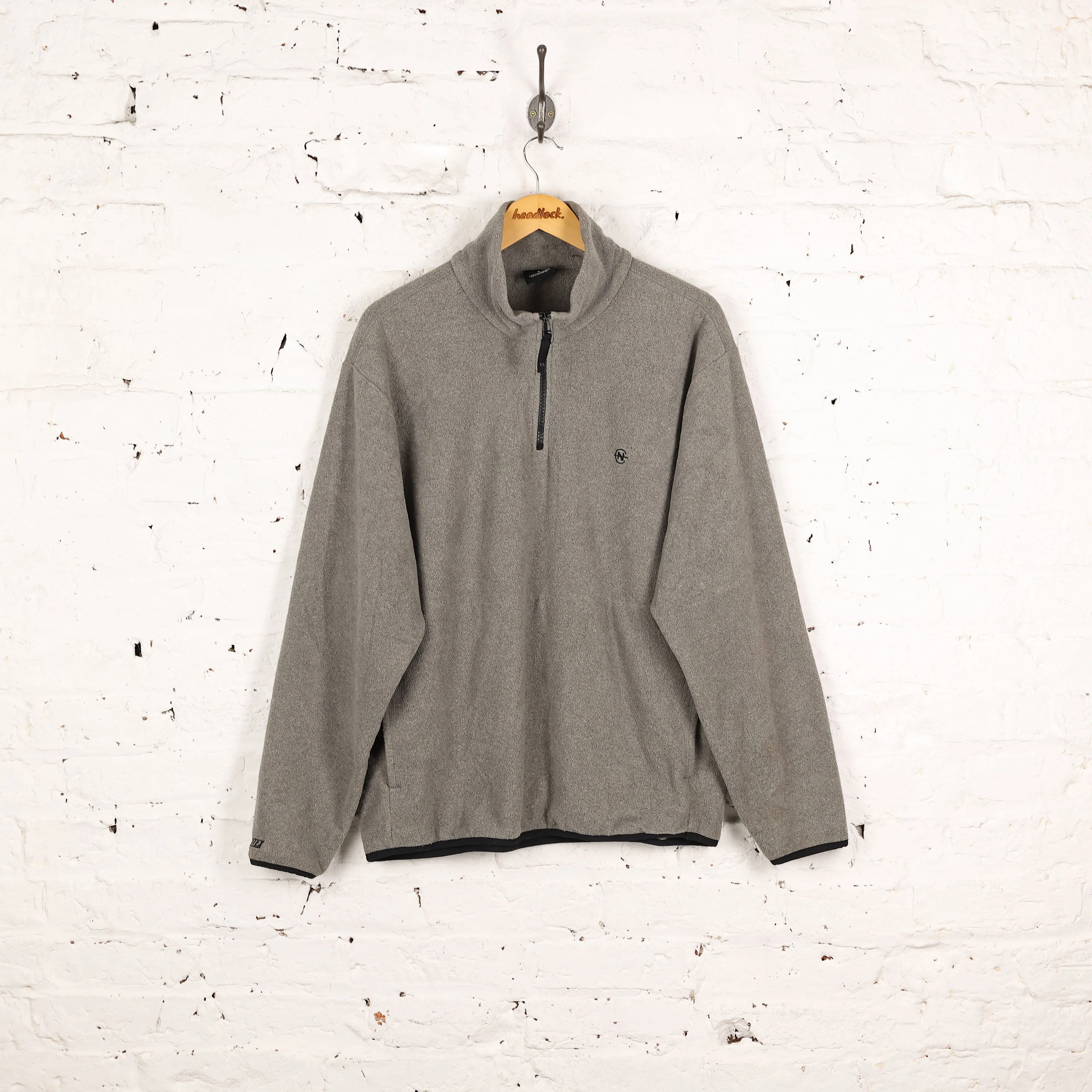 Nautica 1/4 Zip Fleece - grey - L