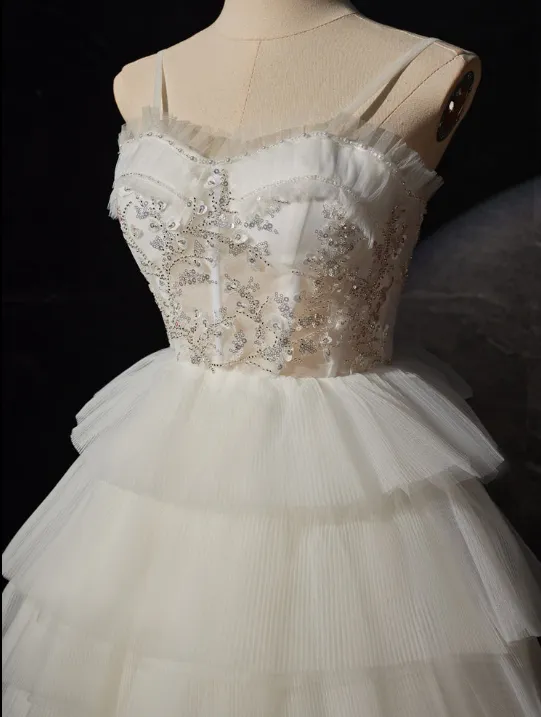New Arrival High Low Spaghetti Straps Homecoming Dresses