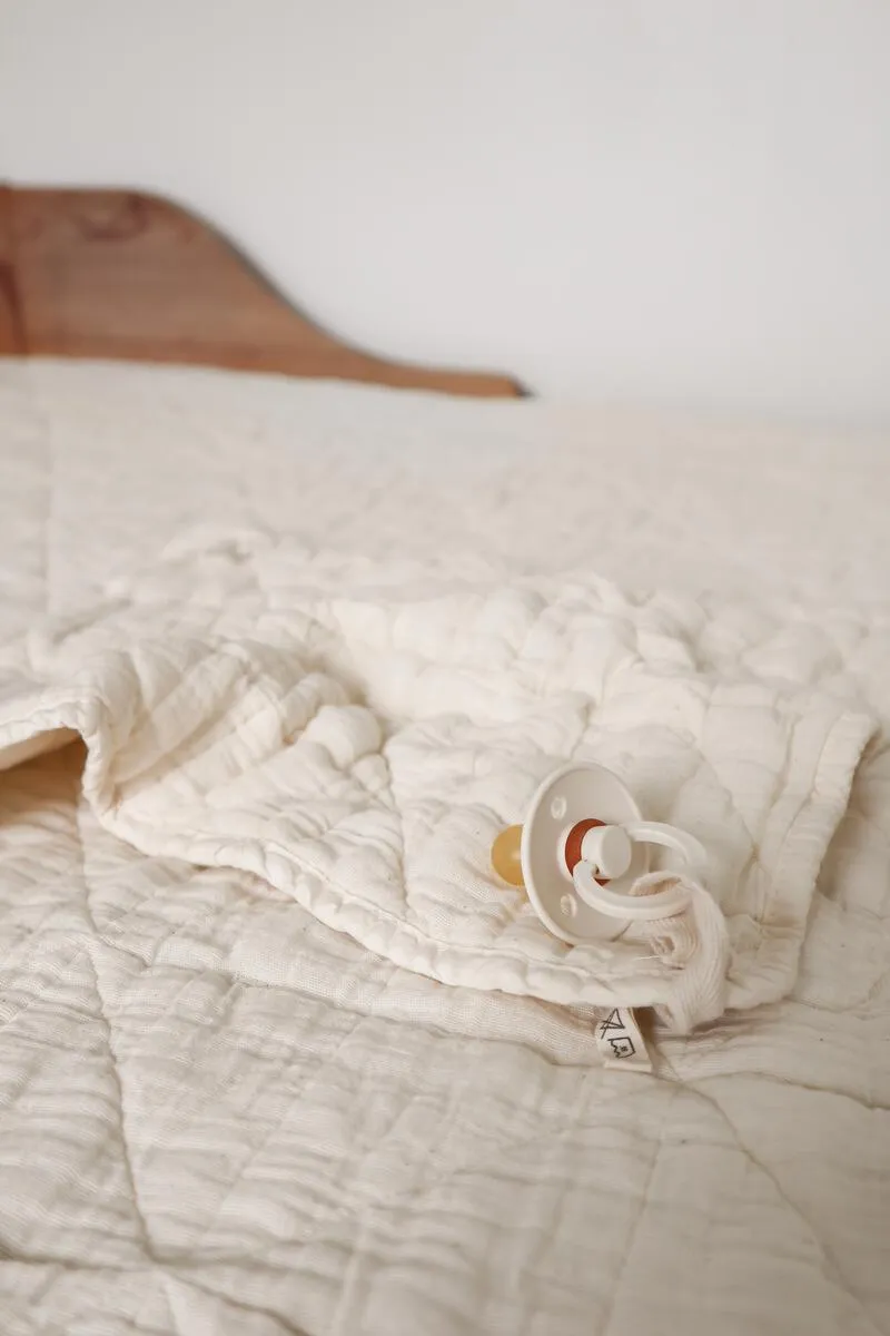 NEW GRAIN QUILTED BLANKET || CRIB