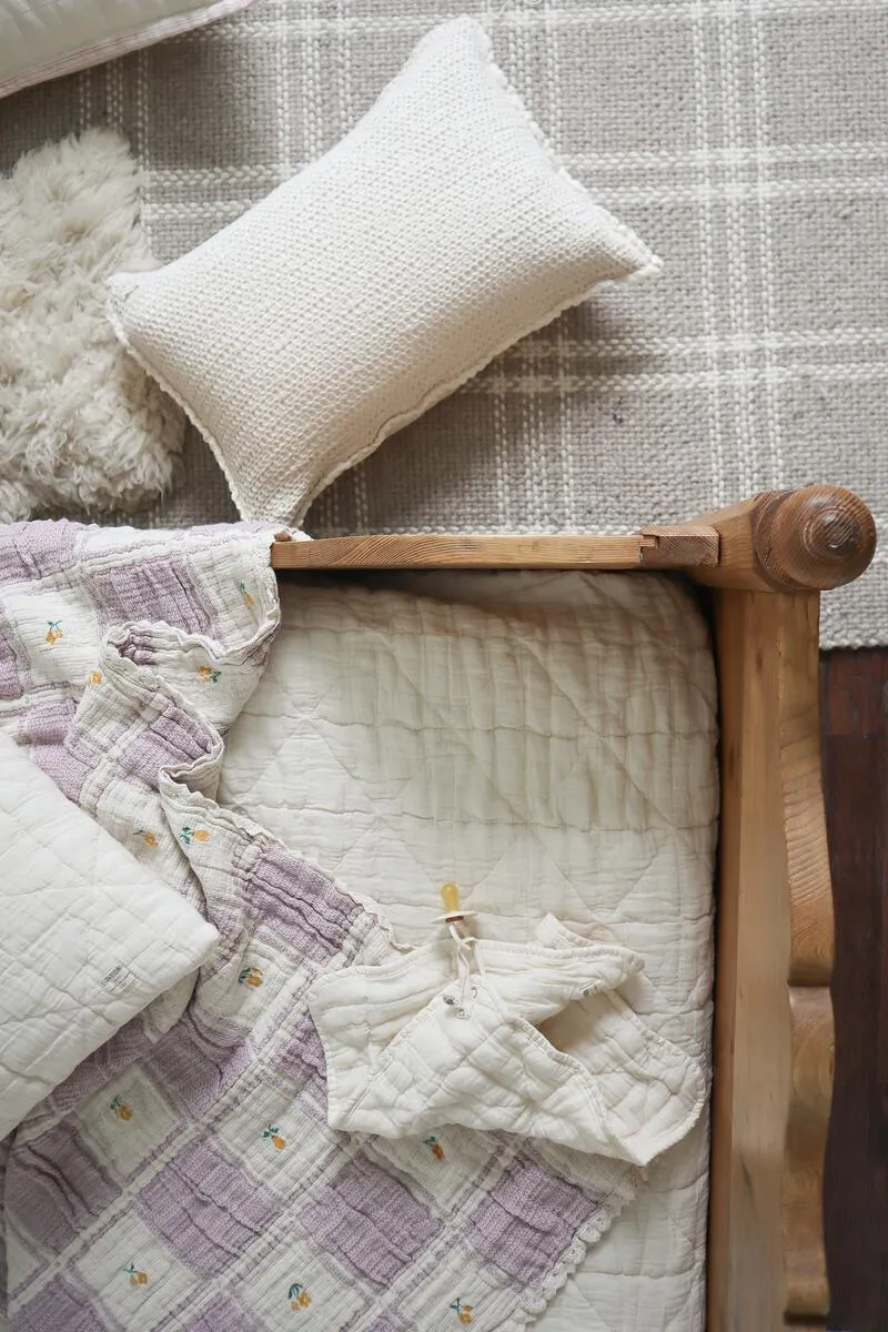 NEW GRAIN QUILTED BLANKET || CRIB
