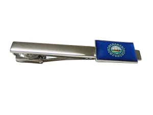 New Hampshire State Flag Square Tie Clip