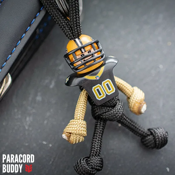 New Orleans Saints Paracord Buddy Keychain