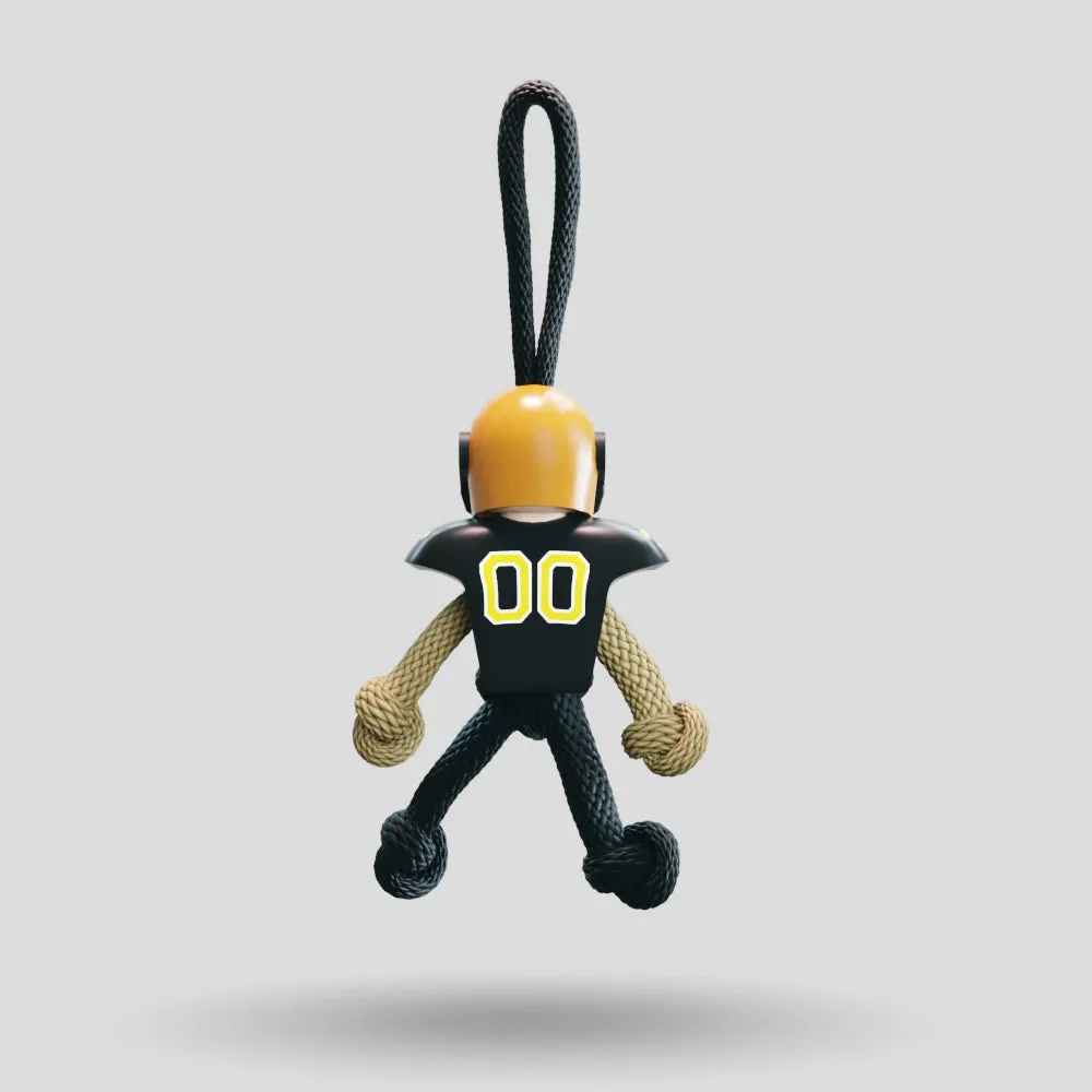 New Orleans Saints Paracord Buddy Keychain