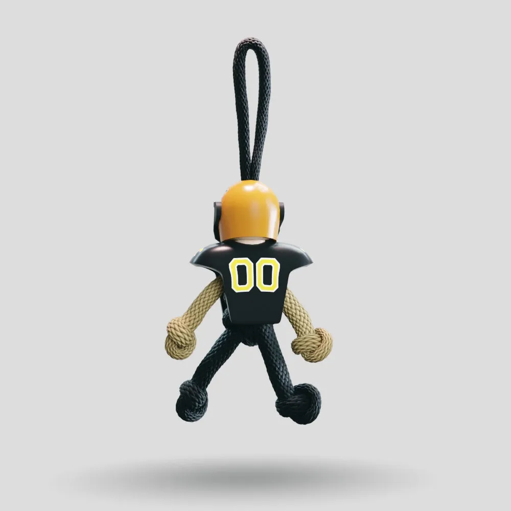 New Orleans Saints Paracord Buddy Keychain
