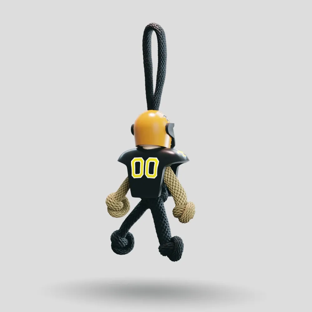 New Orleans Saints Paracord Buddy Keychain