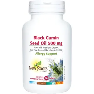 New Roots Black Cumin Seed Oil 60 Softgels