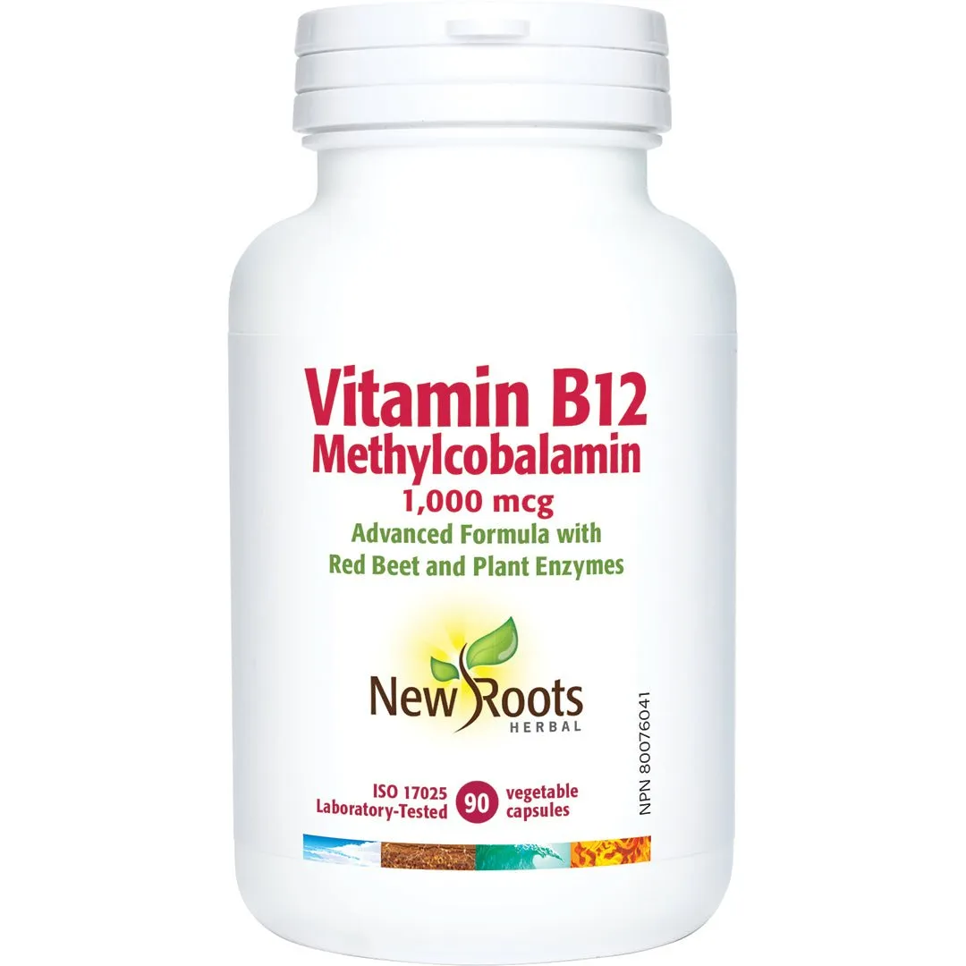 New Roots Vitamin B12 90 Veg Capsules