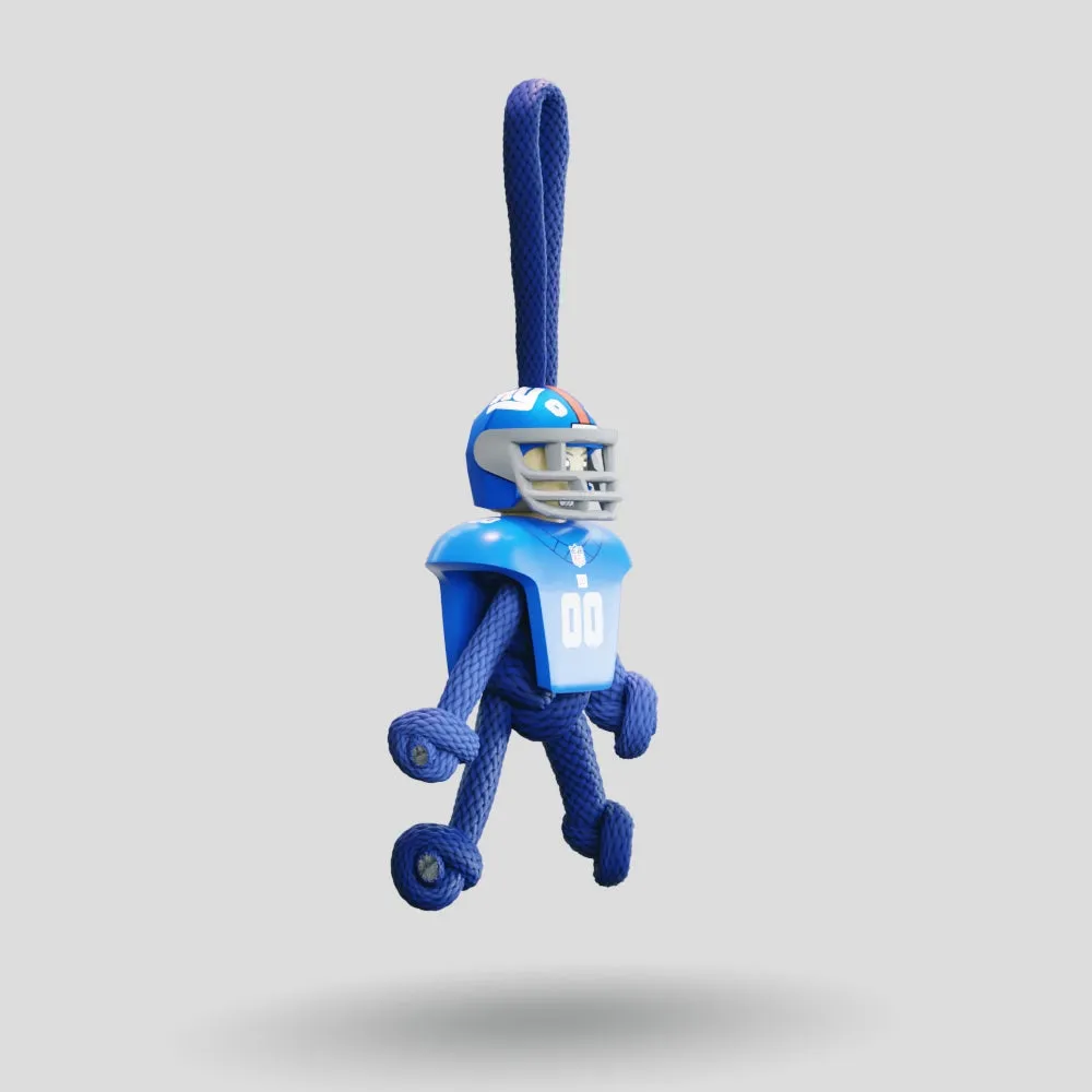 New York Giants Paracord Buddy Keychain