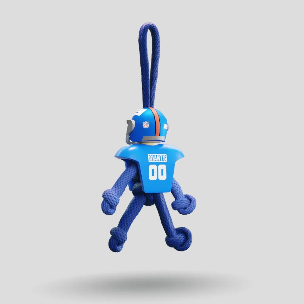 New York Giants Paracord Buddy Keychain