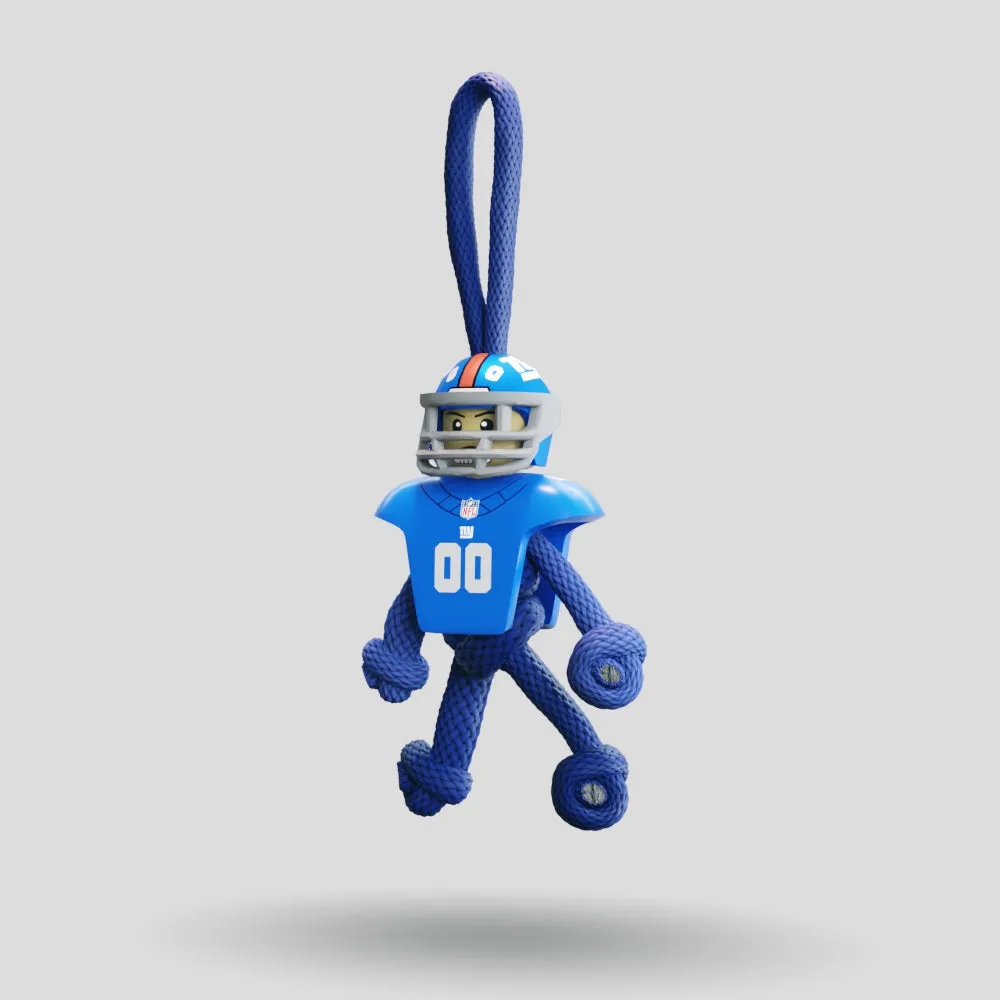 New York Giants Paracord Buddy Keychain