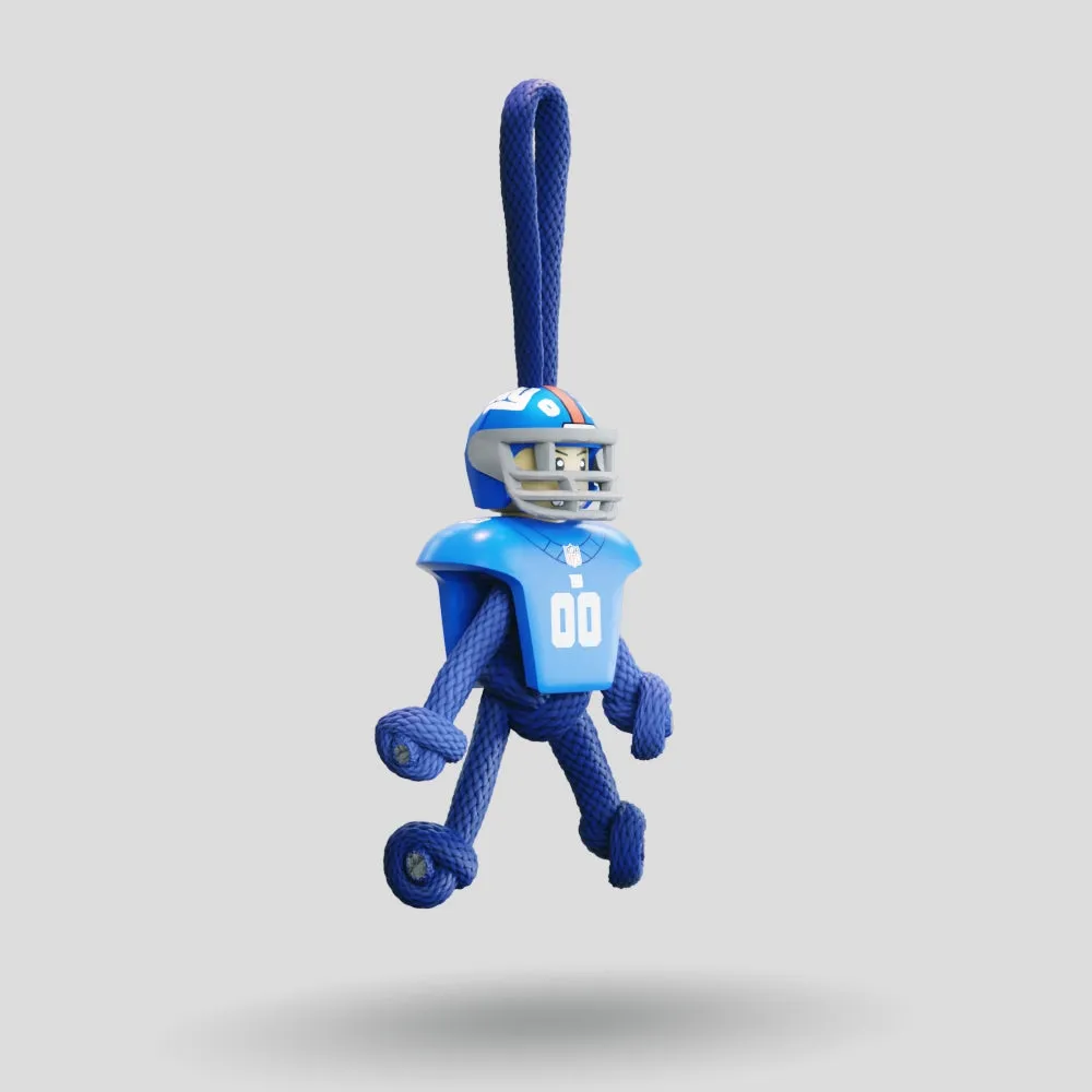 New York Giants Paracord Buddy Keychain