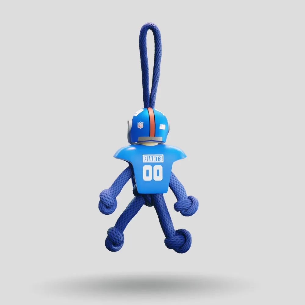 New York Giants Paracord Buddy Keychain