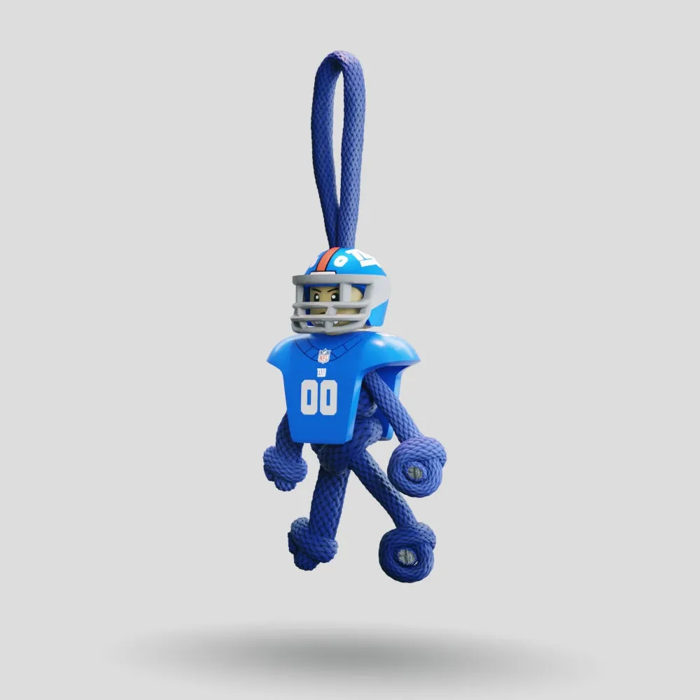 New York Giants Paracord Buddy Keychain