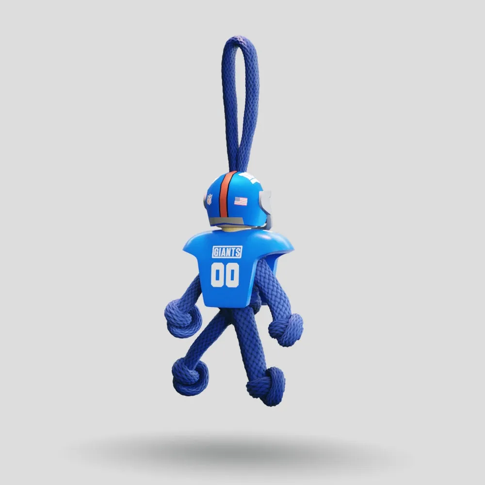 New York Giants Paracord Buddy Keychain
