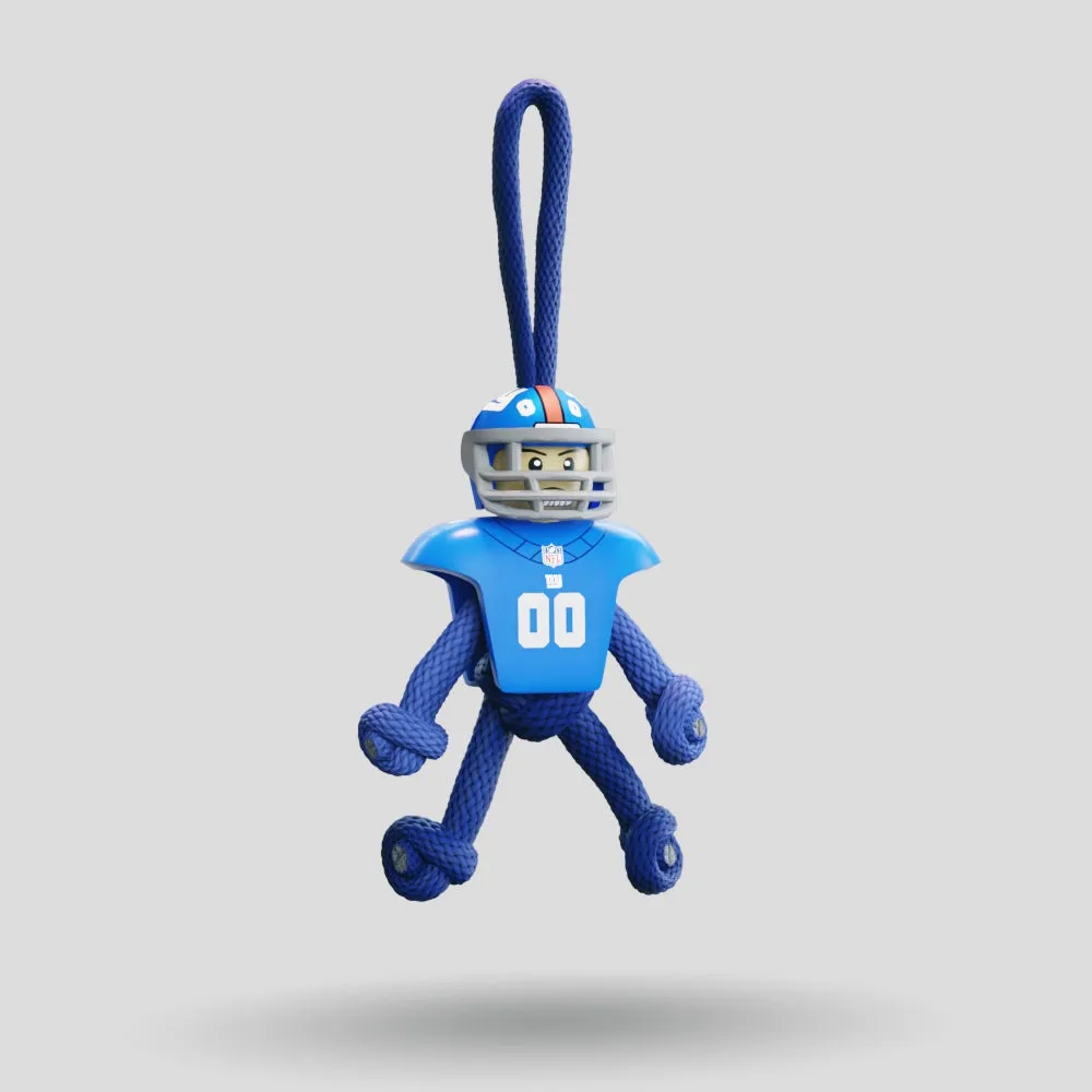 New York Giants Paracord Buddy Keychain