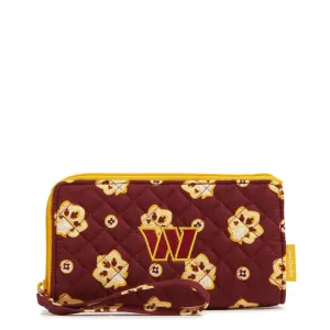 NFL RFID Front Zip Wristlet, Commanders
