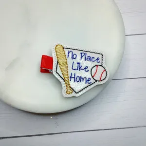 No Place Like Home Base Feltie Clip