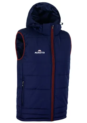 Nova Sleeveless Gilet Navy/Maroon Adult