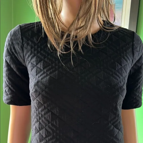 💛💛NWOT LOFT Black Quilted A-line Mini Dress💛💛