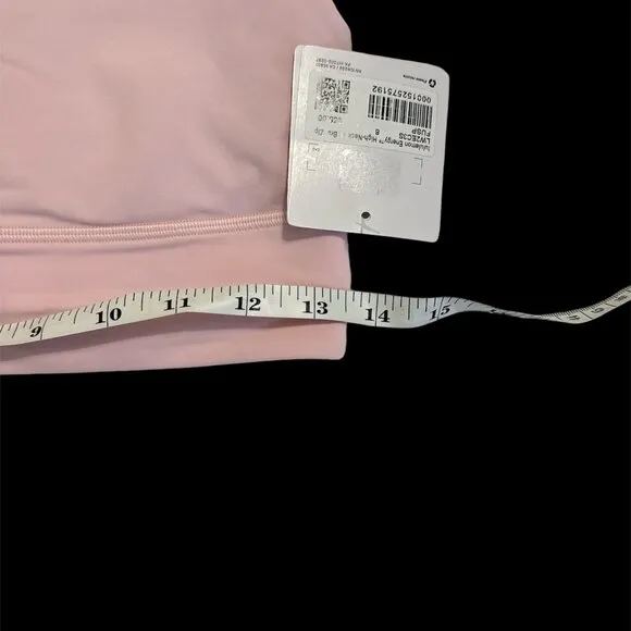 NWT, Lululemon, Women, Energy High Neck Bra with Zip, Sz 8, Soft Pink B - D Cups