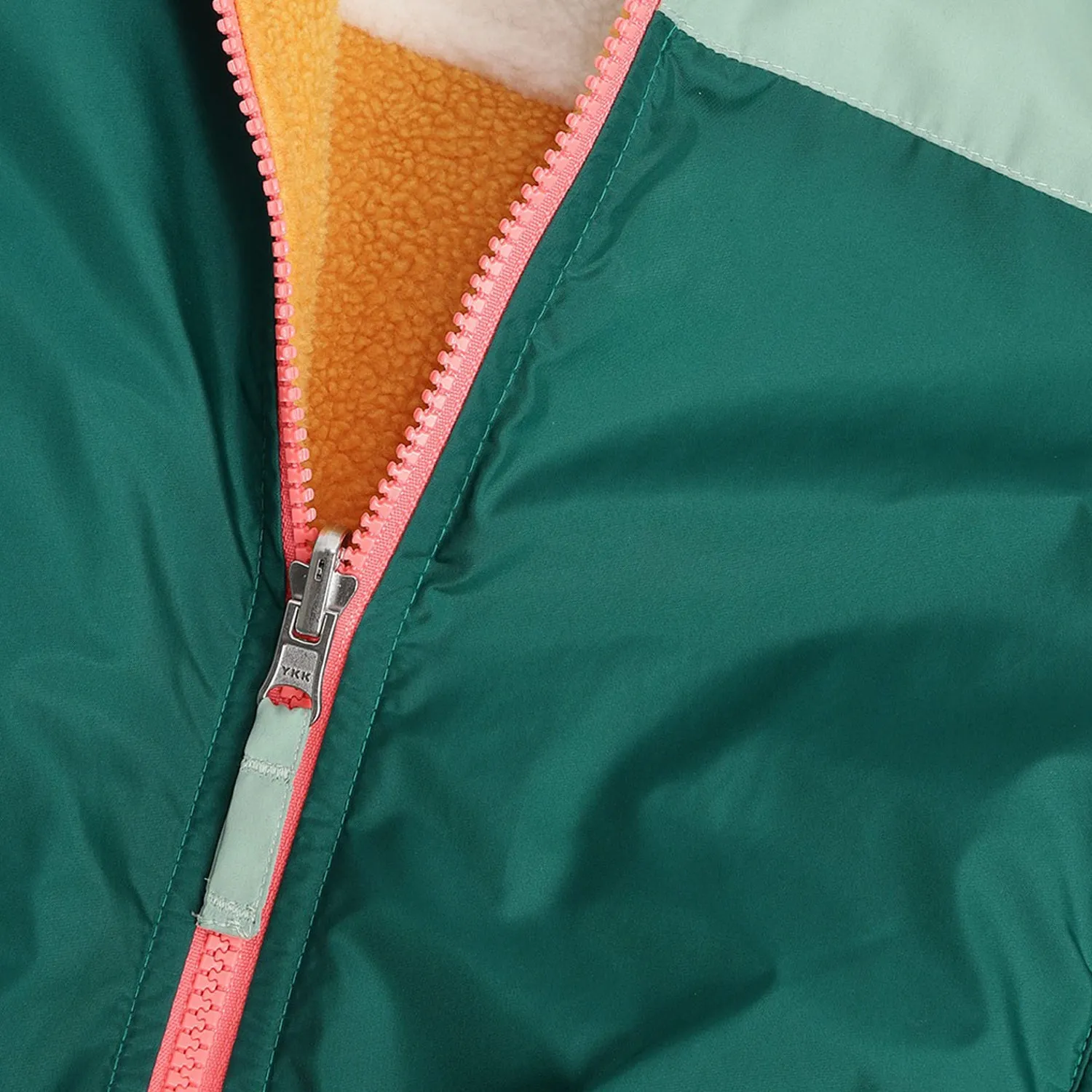 Olive Hooded Reversible Jacket