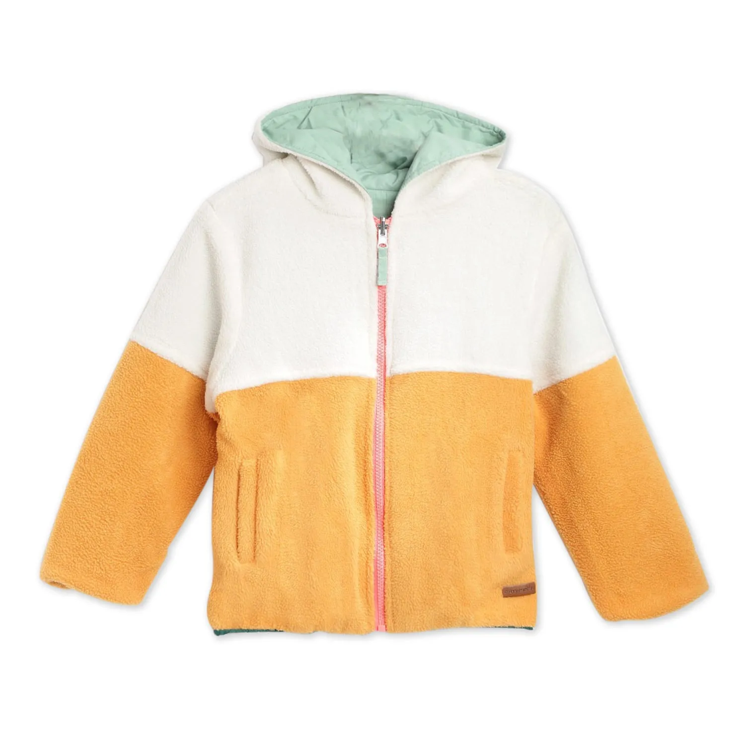 Olive Hooded Reversible Jacket