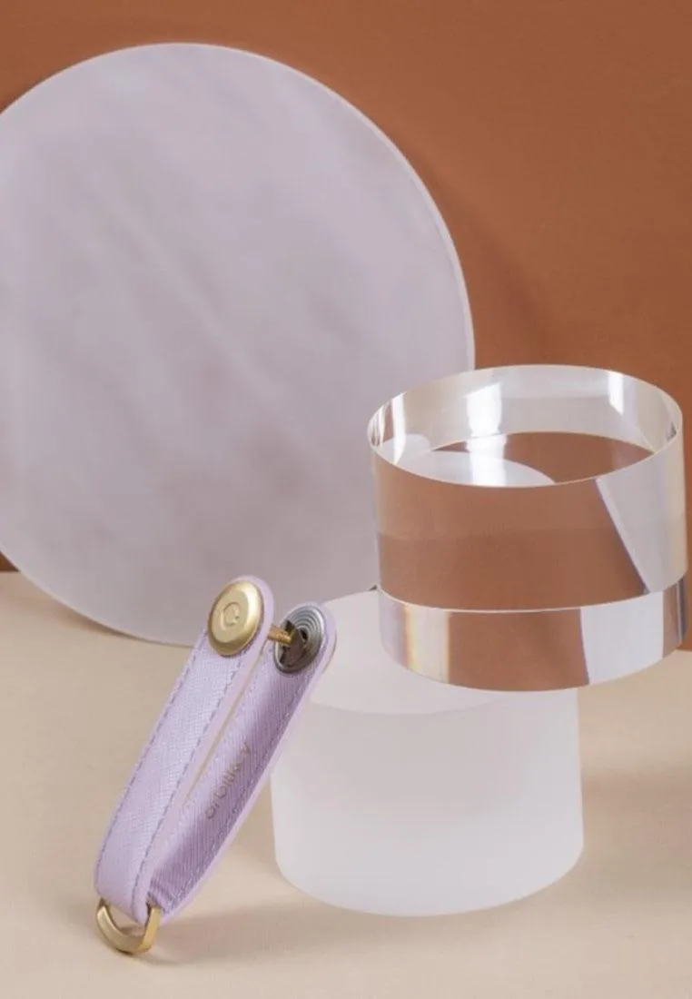 Orbitkey Saffiano Leather Key Organiser Lilac