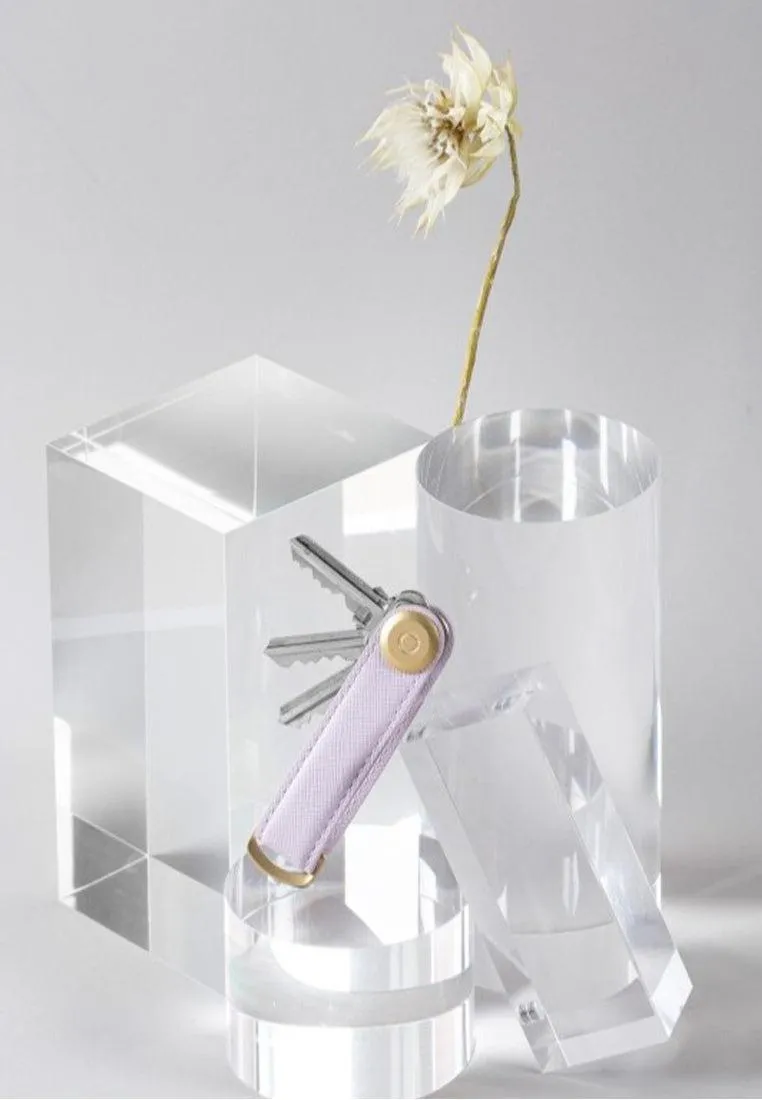 Orbitkey Saffiano Leather Key Organiser Lilac