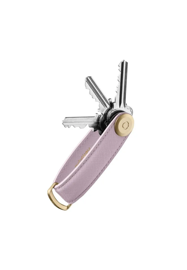 Orbitkey Saffiano Leather Key Organiser Lilac