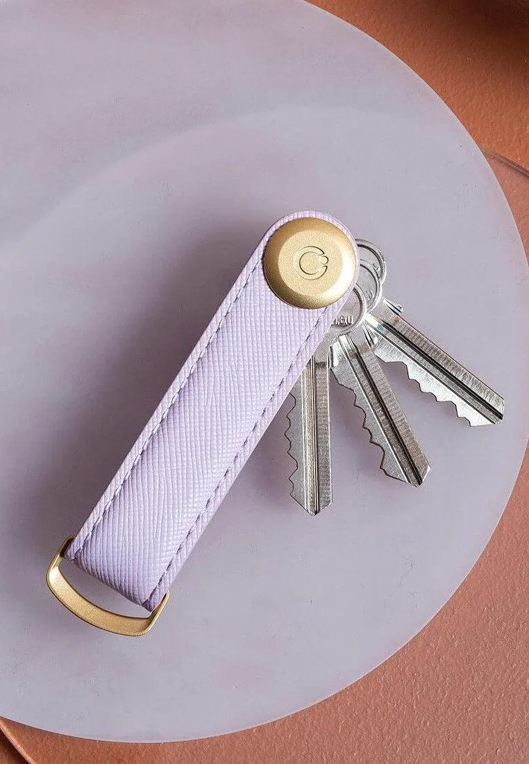 Orbitkey Saffiano Leather Key Organiser Lilac