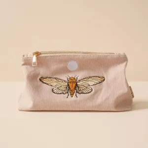 Pale Pink Medium Corduroy Pouch