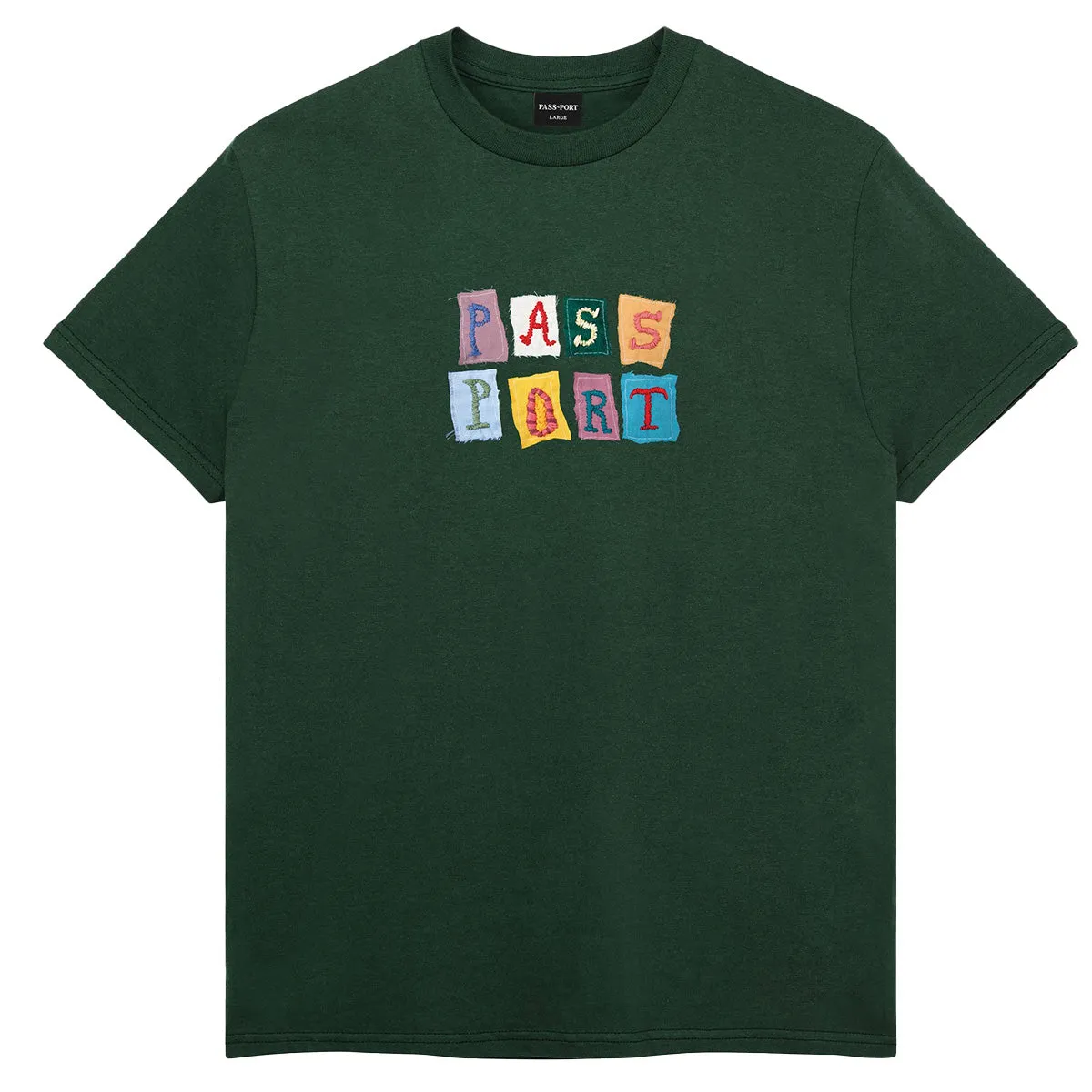 Pass~Port - Patchwork Tee Forest Green
