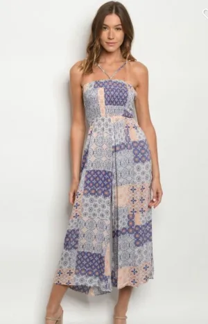 Patchwork Jumpsuit