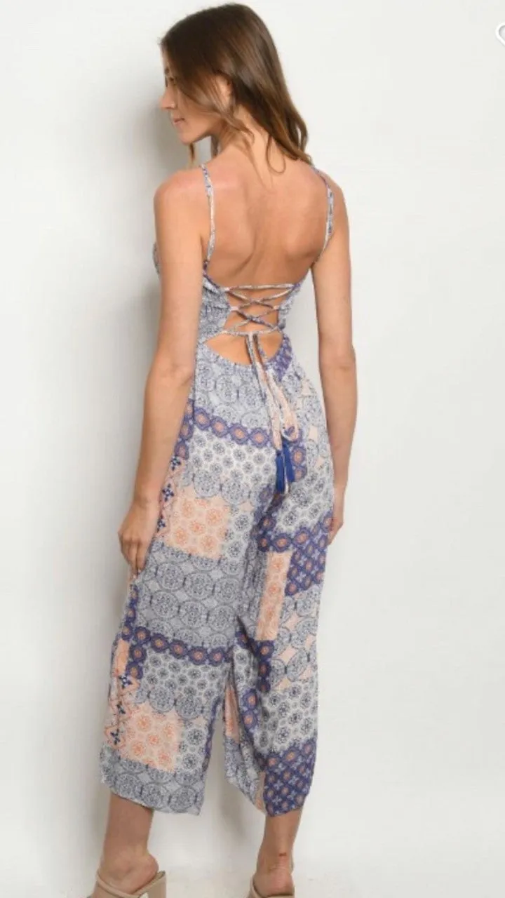Patchwork Jumpsuit