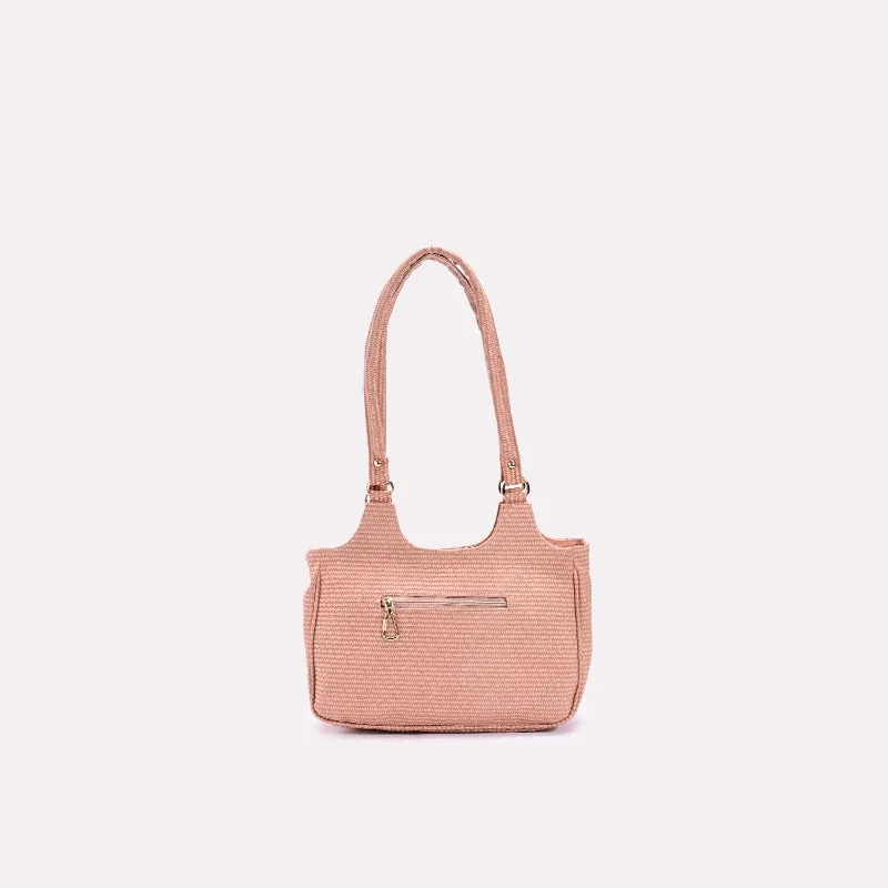 Peach Casual Shoulder Bags 0331251
