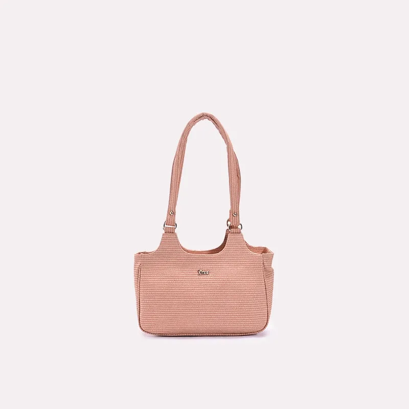 Peach Casual Shoulder Bags 0331251