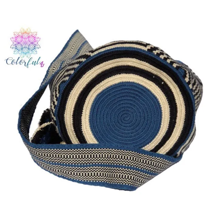Perissa Beach Fashion Crochet Bags -  Black & off-white Bags