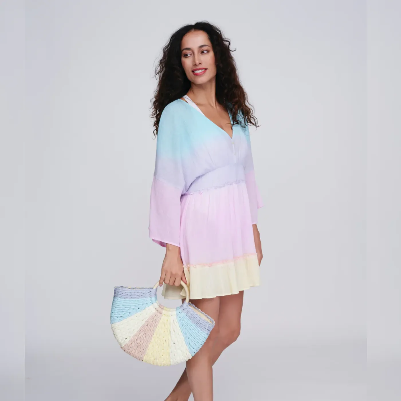 Pia Rossini Orleans Rattan Bag