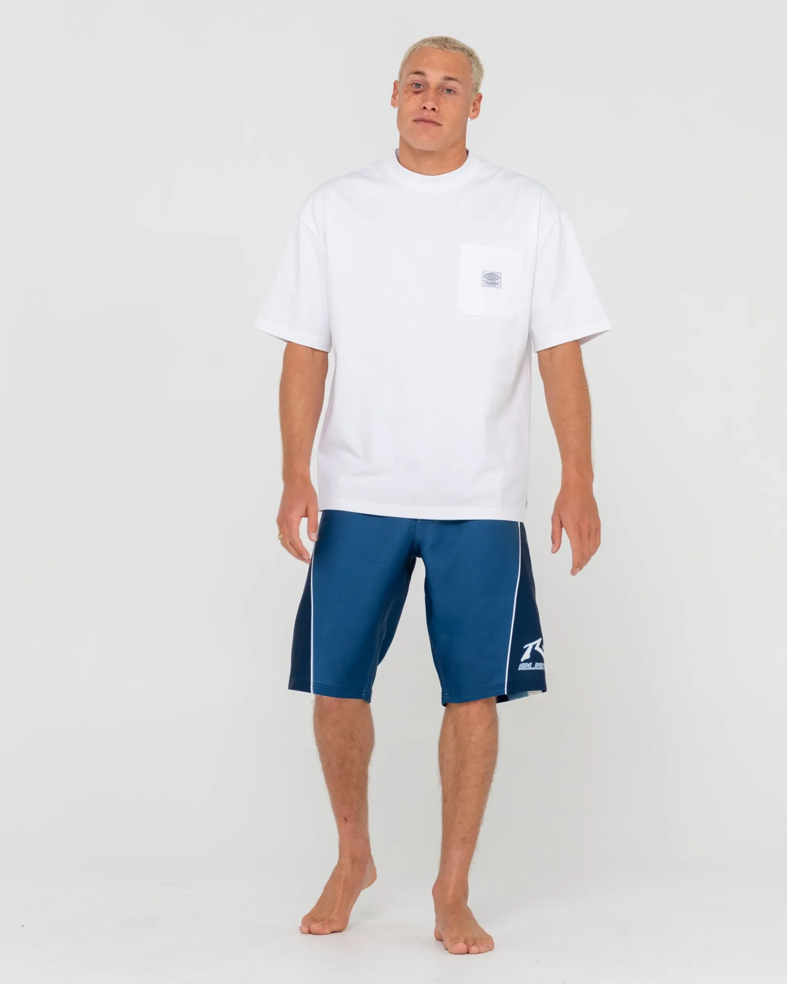Plot Twist Contrast 22" Tie Waist Boardshort