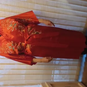 Plum Blossoms embroidered robe