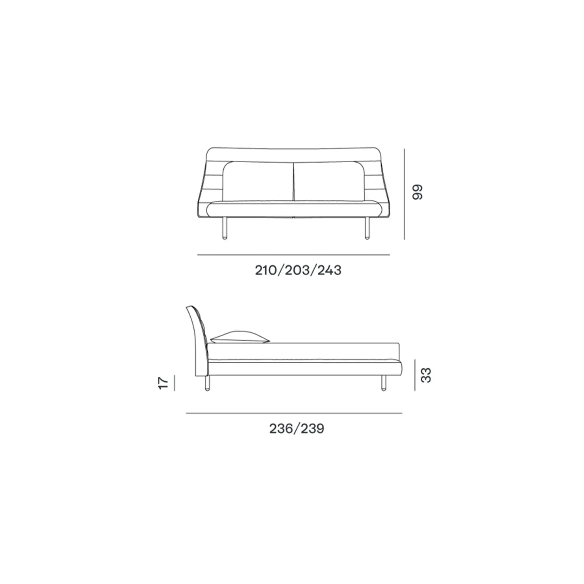 Plumeau - Bed