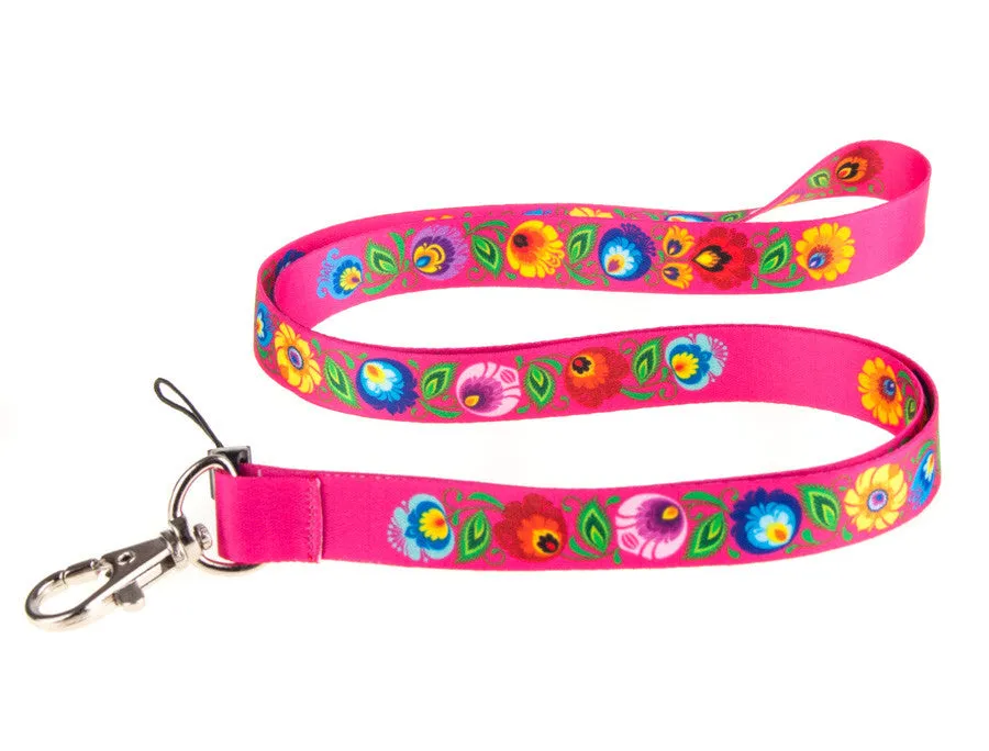 Polish Folk Art Thin Neck Strap Lanyard