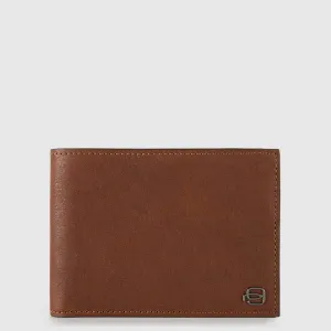 Portafoglio da Uomo Piquadro in Pelle con Portamonete Black Square Cuoio